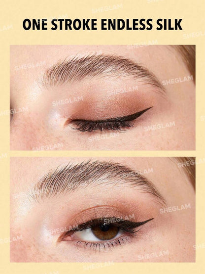 SHEGLAM Rosé Line Waterproof Liquid Eyeliner – Precision Define & Line Eye Makeup