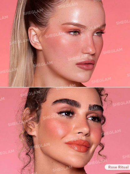 SHEGLAM Matte Liquid Blush – Long-Lasting Rose Pink Brown Gel Cream Blusher