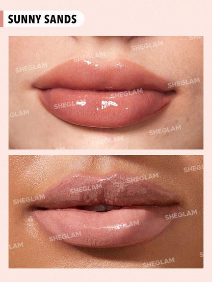 SHEGLAM Tinted Lip Gloss – Moisturizing Non-Sticky Plumping Lip Oil