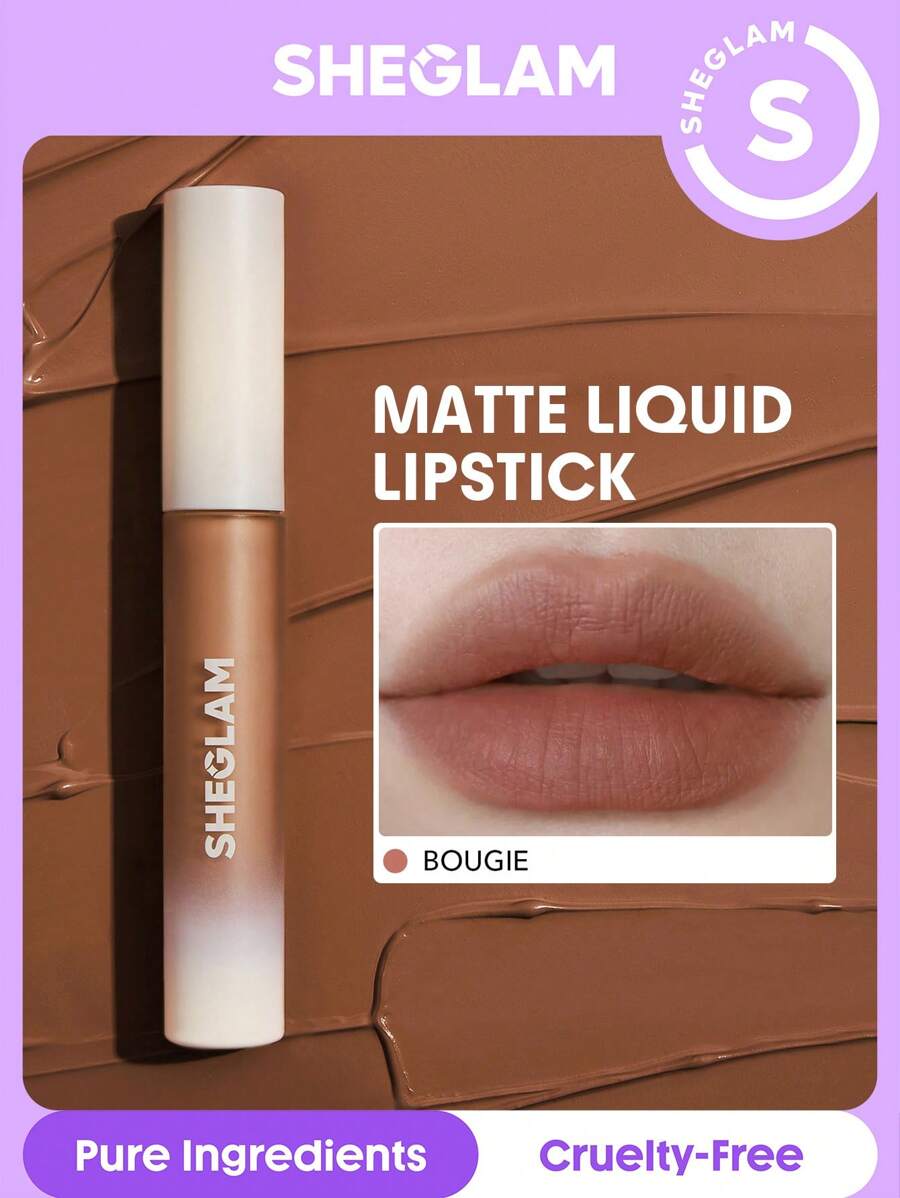 SHEGLAM Matte Liquid Lipstick – Long-Lasting High-Pigment Lip Color