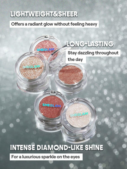 SHEGLAM Enigma Sparkly Eyeshadow - Pure | Multi-Tone High-Shine Glitter Powder
