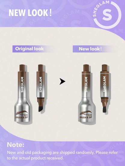 SHEGLAM Brow Fection Angled Brush Dip Hair Like Strokes Eyebrow Gel Pen