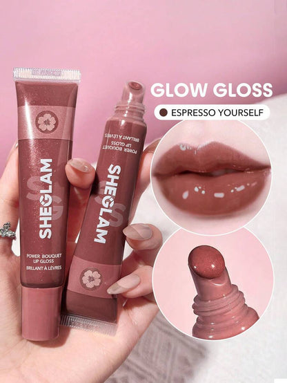 SHEGLAM Tinted Lip Gloss – Moisturizing Non-Sticky Plumping Lip Oil