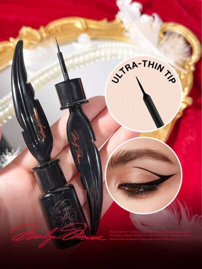 Marilyn Monroe X SHEGLAM Vintage Matte Liquid Eyeliner – Ultra-Fine Waterproof Precision Liner