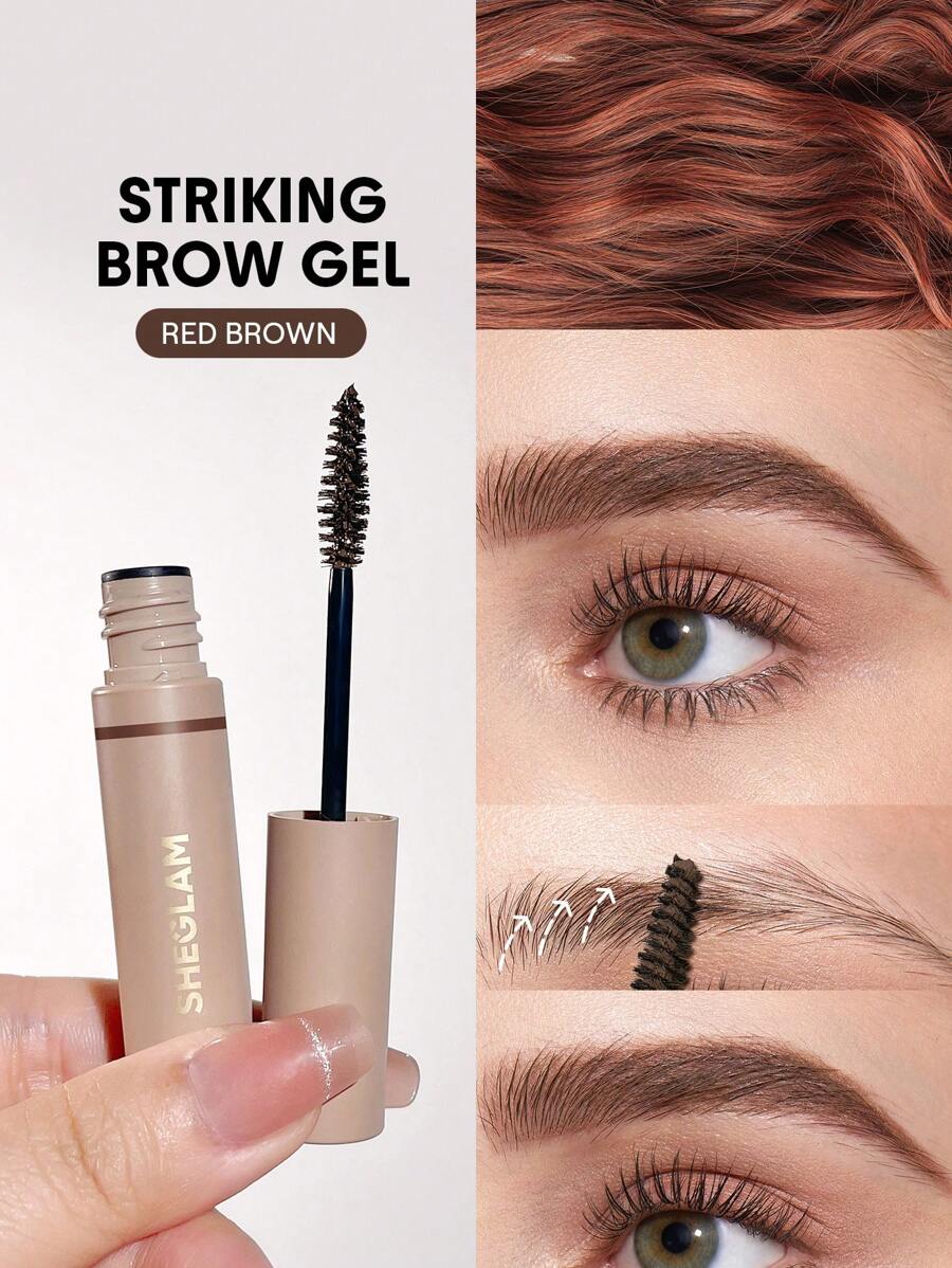 SHEGLAM Striking Brow Waterproof Brow Gel | Long-Lasting Eyebrow Cream, 5 Shades