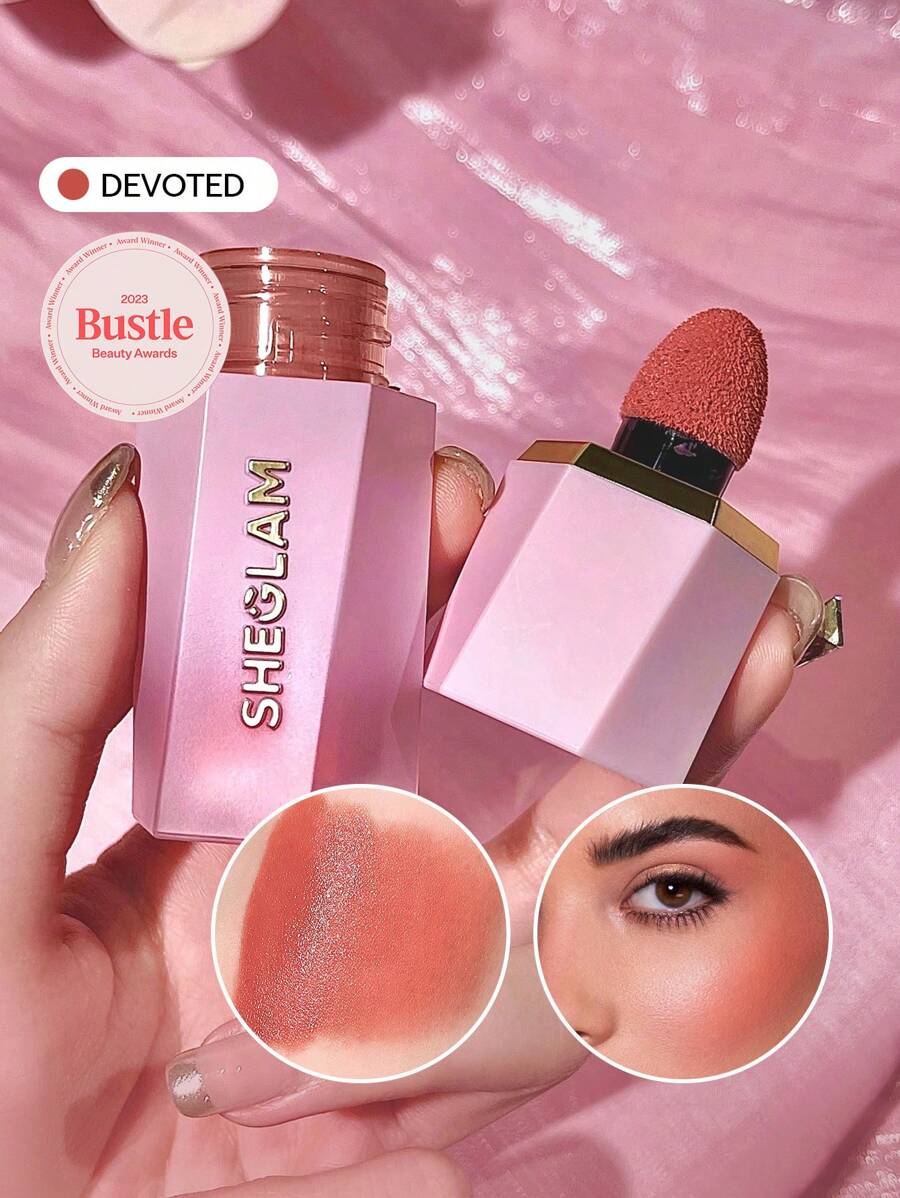 SHEGLAM Matte Liquid Blush – Long-Lasting Rose Pink Brown Gel Cream Blusher