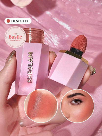 SHEGLAM Matte Liquid Blush – Long-Lasting Rose Pink Brown Gel Cream Blusher