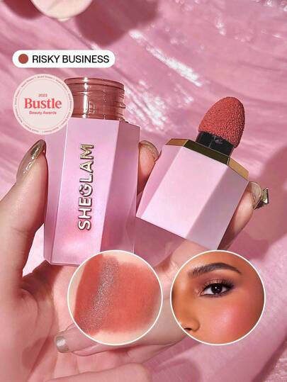 SHEGLAM Matte Liquid Blush – Long-Lasting Rose Pink Brown Gel Cream Blusher
