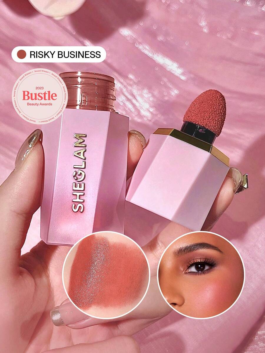 SHEGLAM Matte Liquid Blush – Long-Lasting Rose Pink Brown Gel Cream Blusher