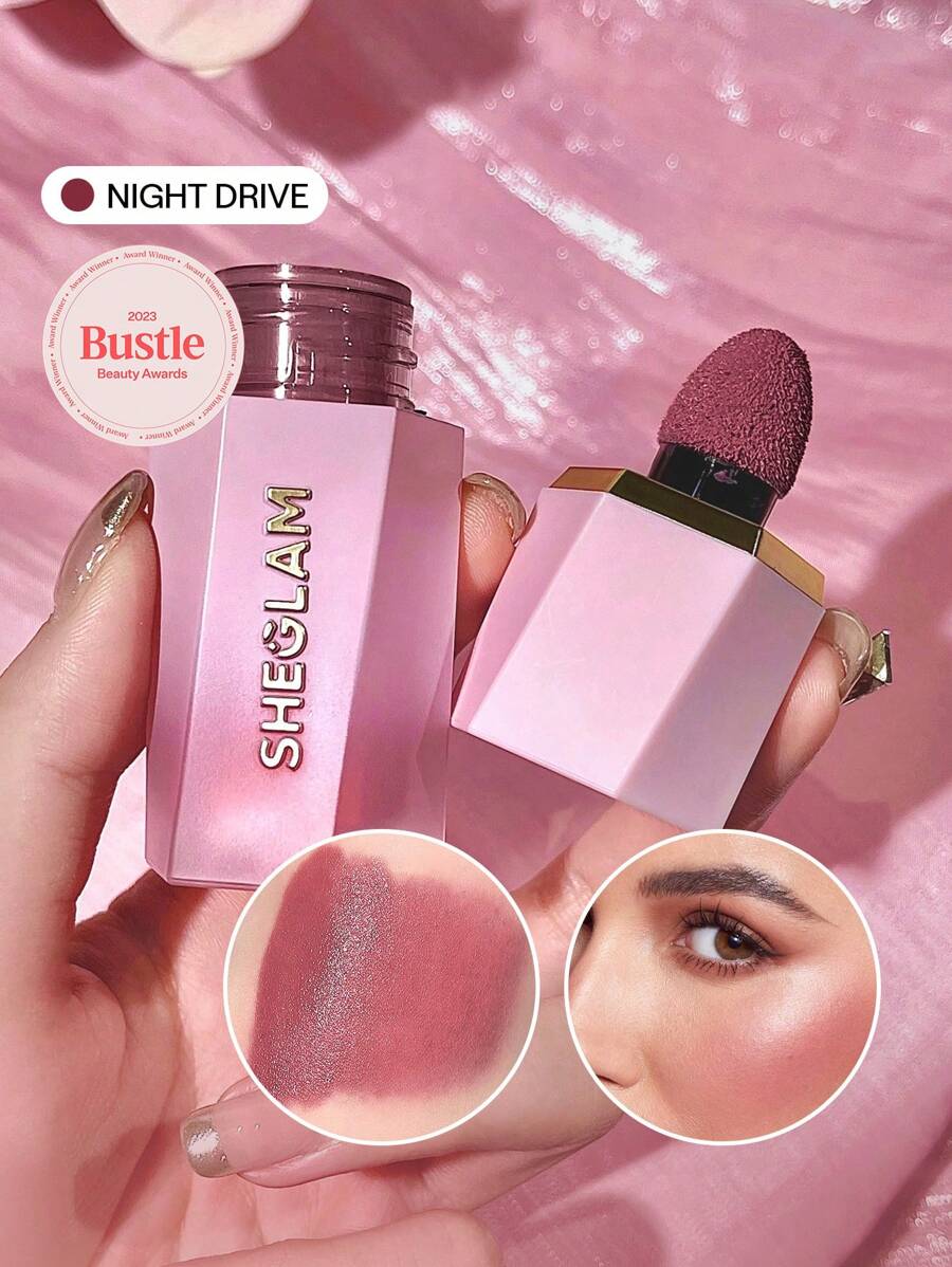 SHEGLAM Matte Liquid Blush – Long-Lasting Rose Pink Brown Gel Cream Blusher