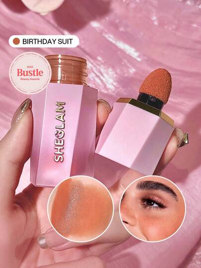SHEGLAM Matte Liquid Blush – Long-Lasting Rose Pink Brown Gel Cream Blusher
