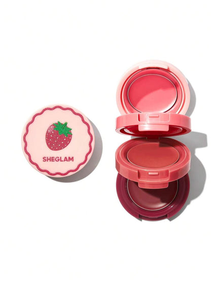 SHEGLAM Cheek & Lip Cream Stack – Multi-Use Cream Blush and Lip Tint