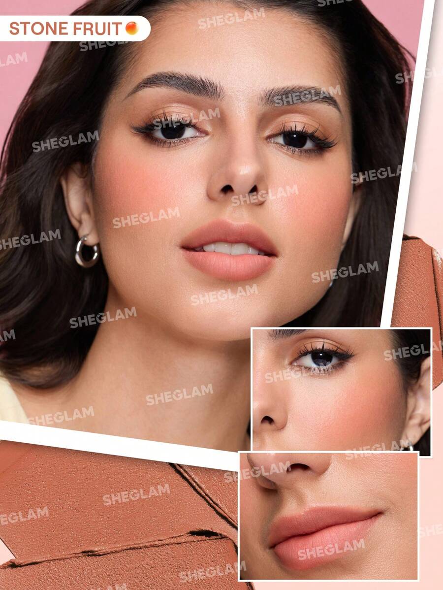 SHEGLAM Cheek & Lip Cream Stack – Multi-Use Cream Blush and Lip Tint
