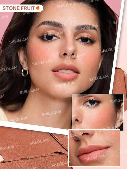SHEGLAM Cheek & Lip Cream Stack – Multi-Use Cream Blush and Lip Tint