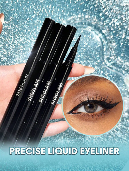 SHEGLAM Waterproof Liquid Eyeliner – Ultra-Fine Matte No-Smudge Eye Makeup