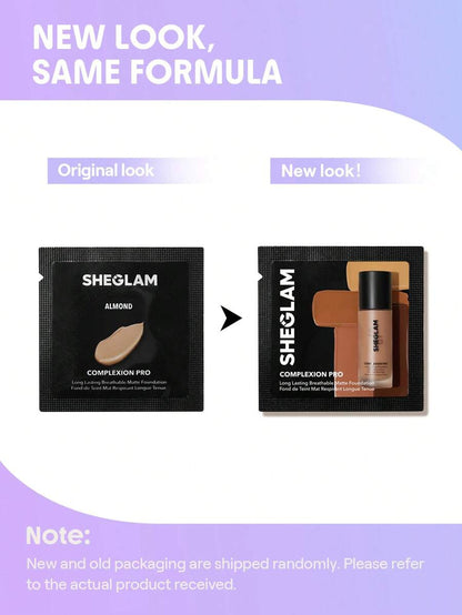 SHEGLAM Matte Foundation | Nude Full Coverage Oil Control Liquid Foundation Sample – LCBSkin