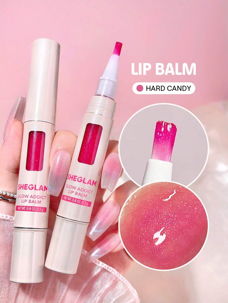 SHEGLAM Glow Addict Lip Balm - Peach Juice | High-Shine Moisturizing Lip Gloss