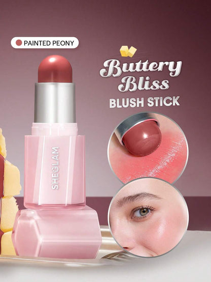SHEGLAM Buttery Blush Stick – Cream Blush for Soft Natural Cheeks