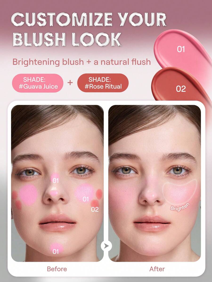 SHEGLAM Buttery Blush Stick – Cream Blush for Soft Natural Cheeks