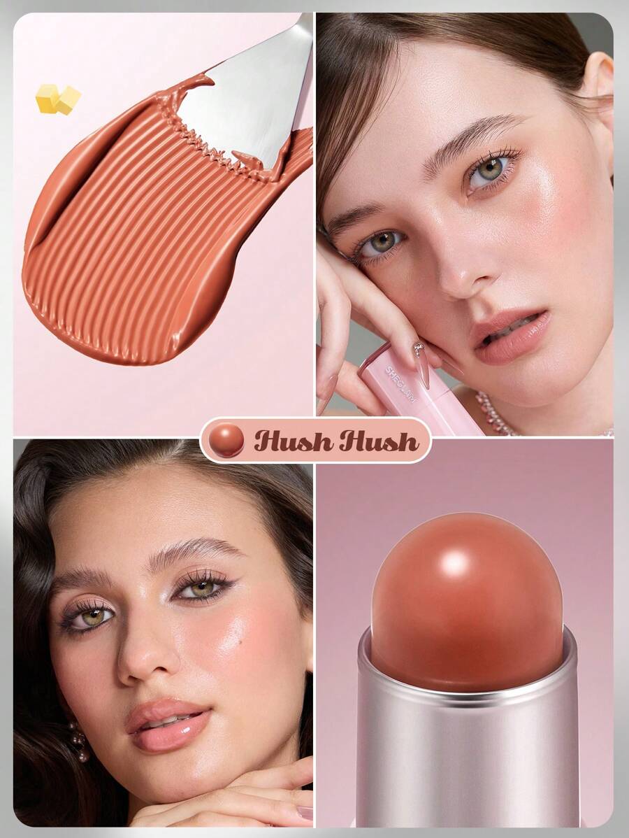 SHEGLAM Buttery Blush Stick – Cream Blush for Soft Natural Cheeks