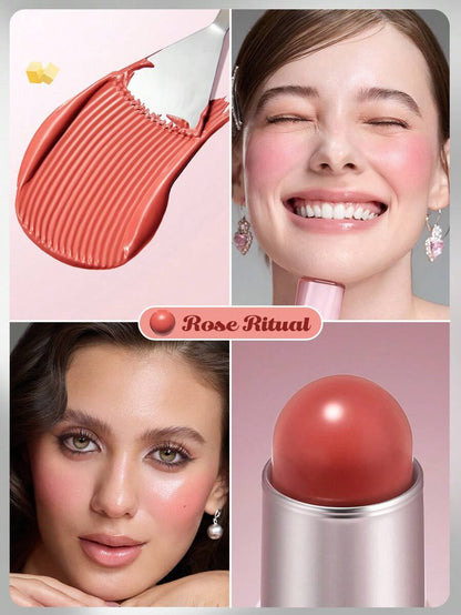 SHEGLAM Buttery Blush Stick – Cream Blush for Soft Natural Cheeks