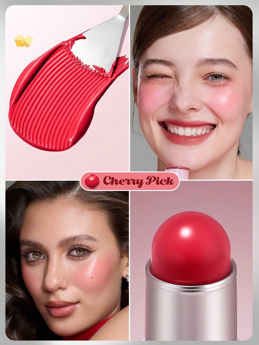 SHEGLAM Buttery Blush Stick – Cream Blush for Soft Natural Cheeks