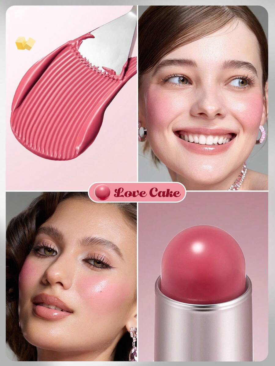 SHEGLAM Buttery Blush Stick – Cream Blush for Soft Natural Cheeks
