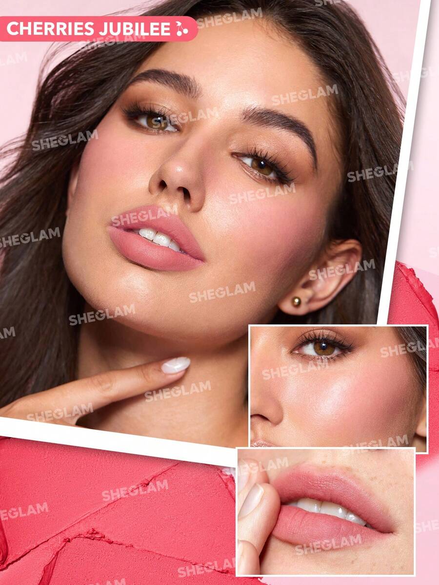 SHEGLAM Cheek & Lip Cream Stack – Multi-Use Cream Blush and Lip Tint