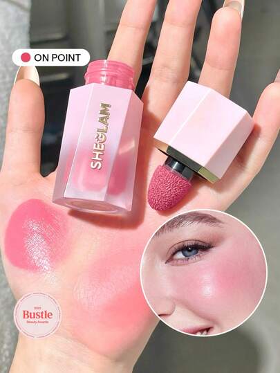 SHEGLAM Matte Liquid Blush – Long-Lasting Rose Pink Brown Gel Cream Blusher