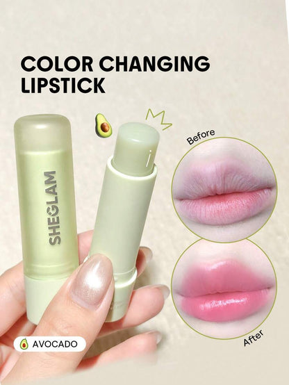 SHEGLAM Pout Phresh Color Changing Lipstick - Watermelon | pH-Reactive Moisturizing Lip Balm