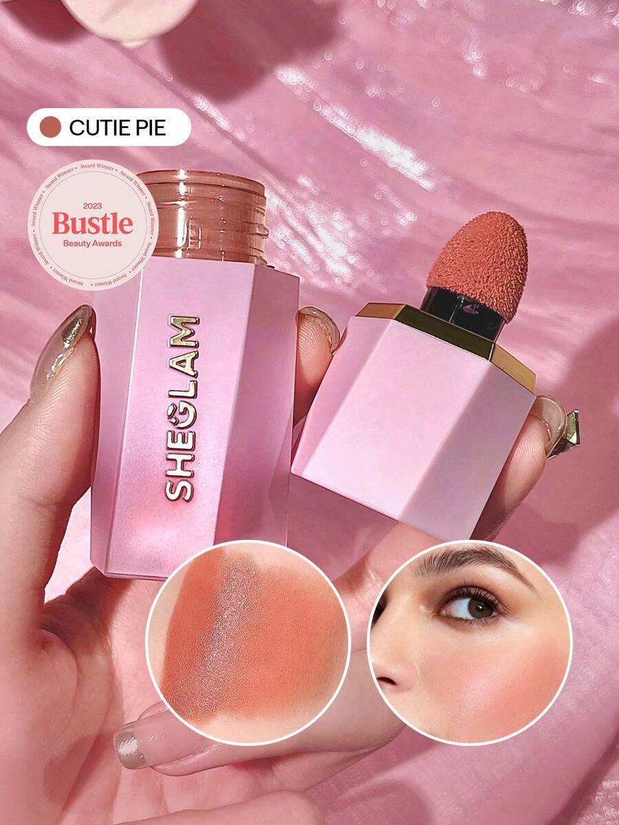 SHEGLAM Matte Liquid Blush – Long-Lasting Rose Pink Brown Gel Cream Blusher
