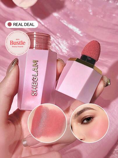 SHEGLAM Matte Liquid Blush – Long-Lasting Rose Pink Brown Gel Cream Blusher