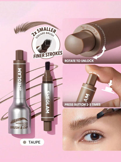 SHEGLAM Brow Fection Angled Brush Dip Hair Like Strokes Eyebrow Gel Pen
