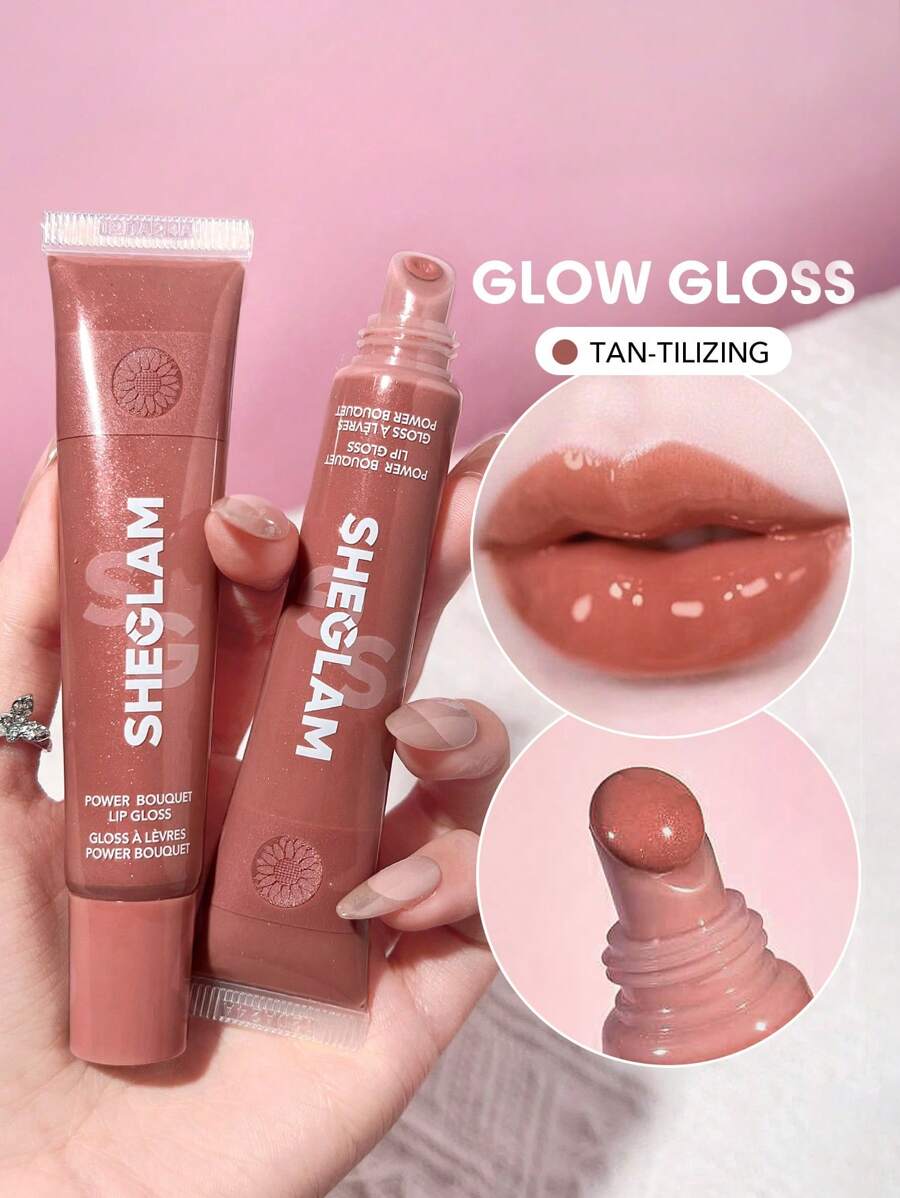 SHEGLAM Tinted Lip Gloss – Moisturizing Non-Sticky Plumping Lip Oil