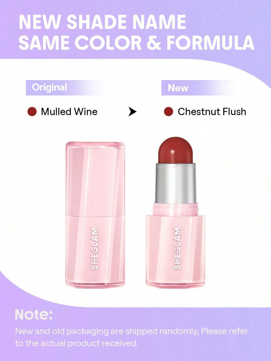 SHEGLAM Buttery Blush Stick – Cream Blush for Soft Natural Cheeks
