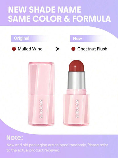 SHEGLAM Buttery Blush Stick – Cream Blush for Soft Natural Cheeks