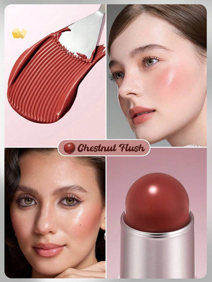 SHEGLAM Buttery Blush Stick – Cream Blush for Soft Natural Cheeks