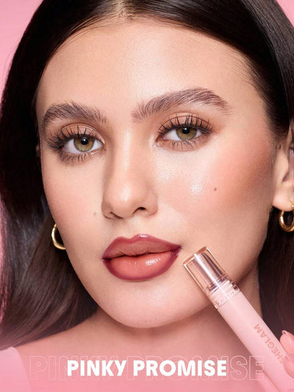 SHEGLAM Fall In Line Peel-Off Lip Liner Stain - Pinky Promise | Long-Lasting Tattoo Effect