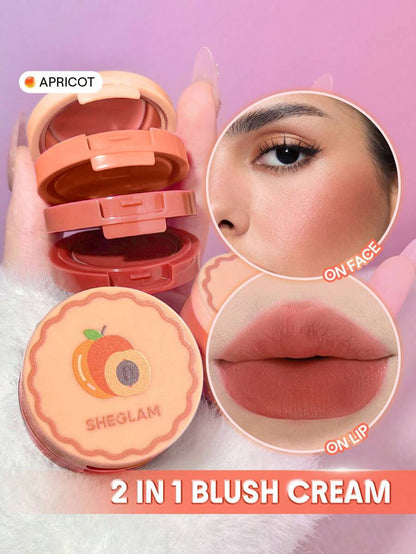 SHEGLAM Cheek & Lip Cream Stack – Multi-Use Cream Blush and Lip Tint