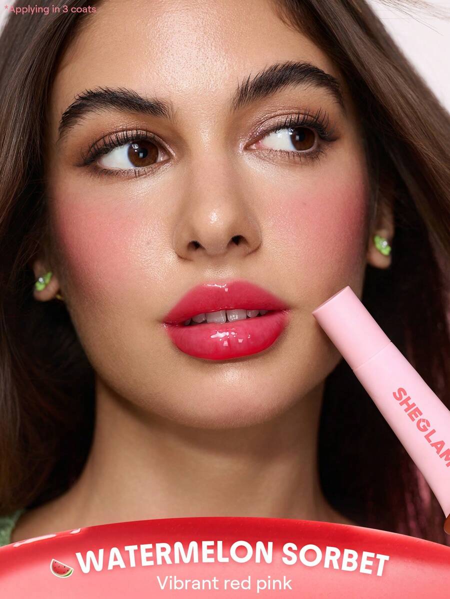 SHEGLAM Moisturizing Lip Gloss – Clear Watery Mirror Shine Lip Makeup