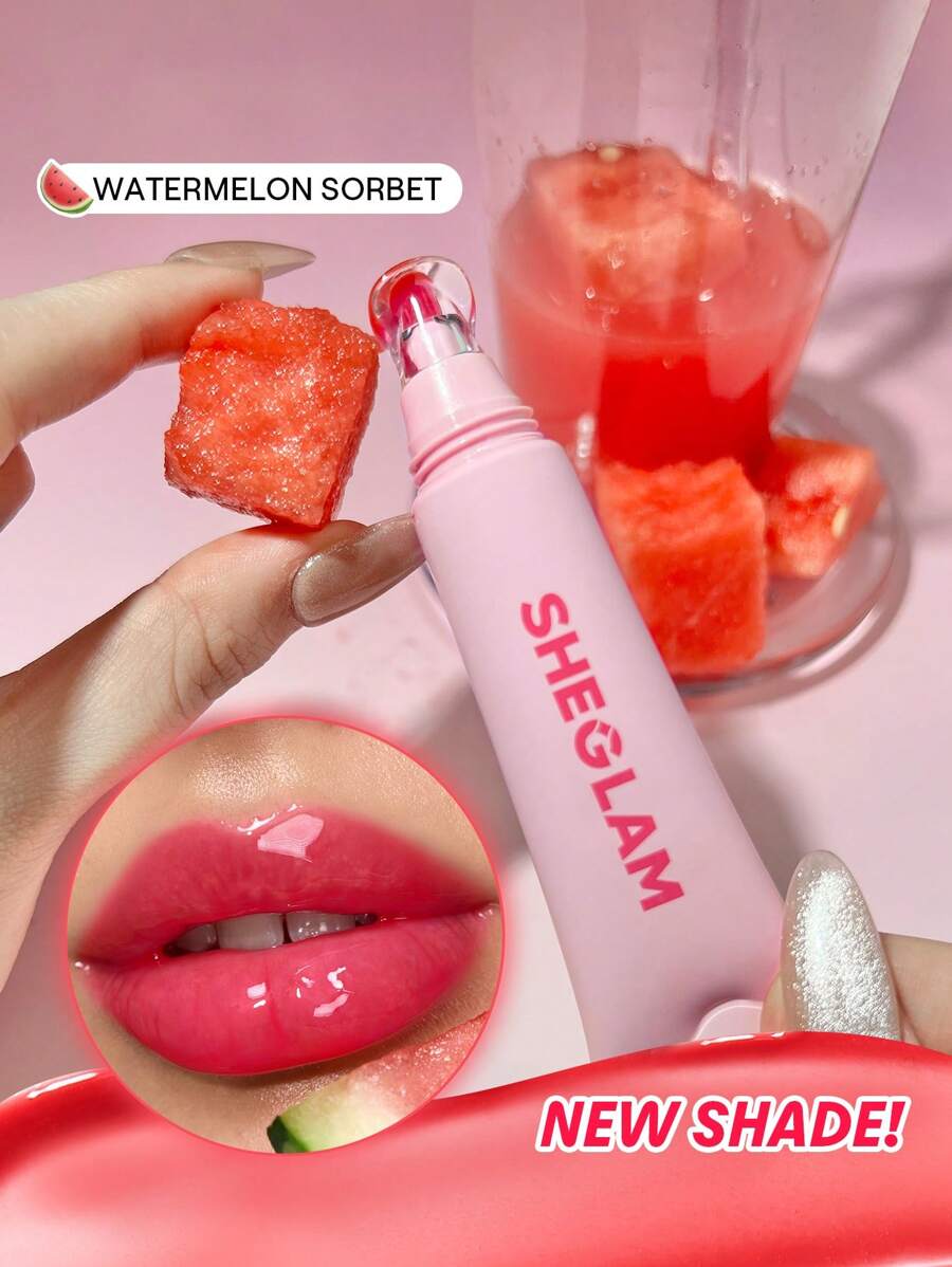 SHEGLAM Moisturizing Lip Gloss – Clear Watery Mirror Shine Lip Makeup