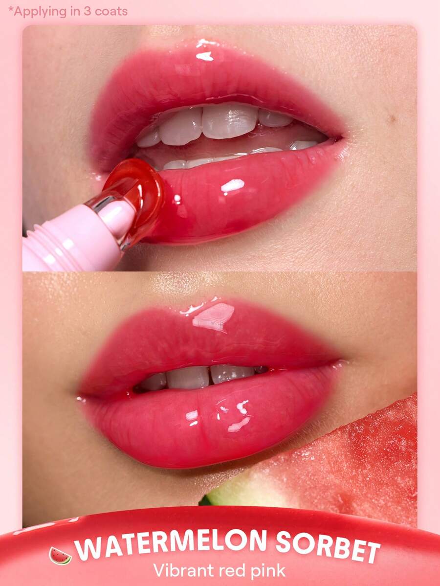 SHEGLAM Moisturizing Lip Gloss – Clear Watery Mirror Shine Lip Makeup
