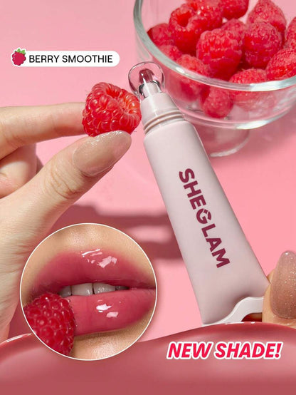 SHEGLAM Moisturizing Lip Gloss – Clear Watery Mirror Shine Lip Makeup
