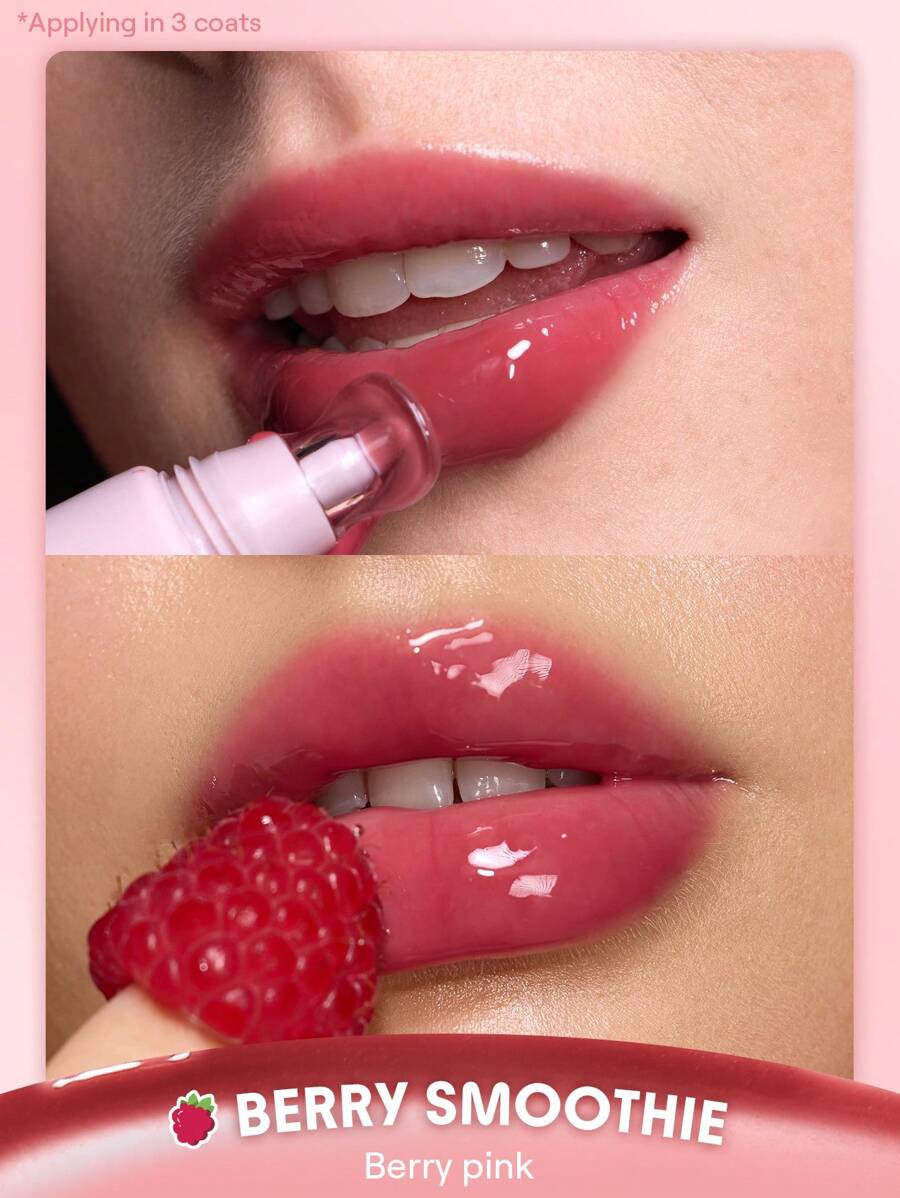 SHEGLAM Moisturizing Lip Gloss – Clear Watery Mirror Shine Lip Makeup