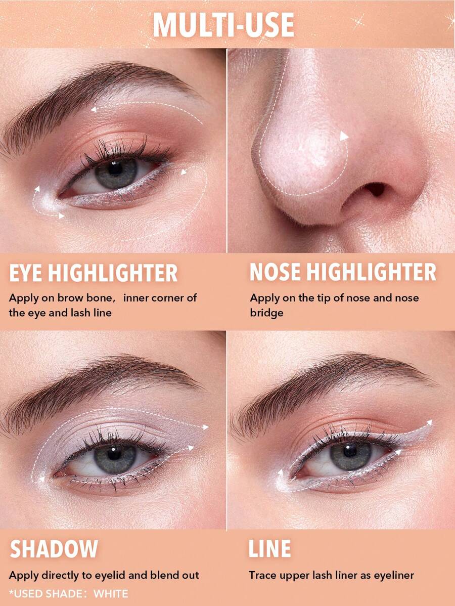 SHEGLAM Brightening Eye Pencil – Smooth Eye Makeup Pencil for Bigger-Looking Eyes