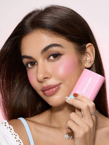 SHEGLAM Glass Glow Blush Stick | Cream Blush for Radiant Cheeks, 4 Shades