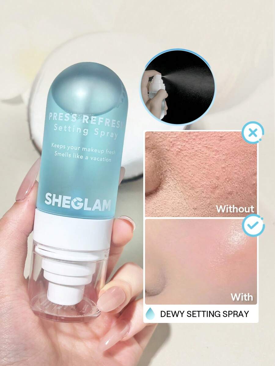 SHEGLAM Long-Lasting Makeup Setting Spray – Oil Control Moisturizing Face Mist