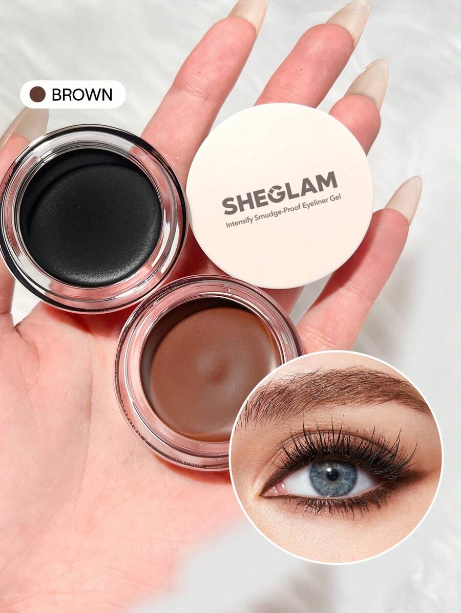 SHEGLAM Waterproof Gel Eyeliner – Smudge-Proof Matte High-Pigment Eye Makeup