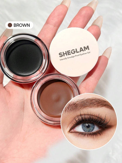 SHEGLAM Waterproof Gel Eyeliner – Smudge-Proof Matte High-Pigment Eye Makeup