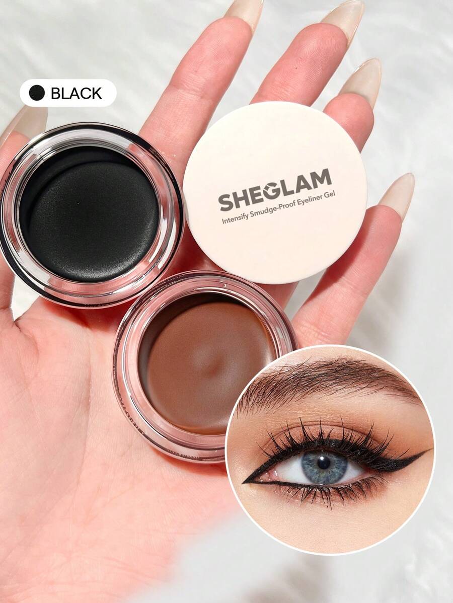SHEGLAM Waterproof Gel Eyeliner – Smudge-Proof Matte High-Pigment Eye Makeup